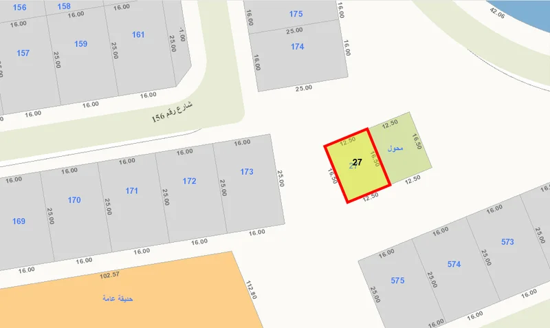 للبيع أرض في أبوفطيرة ق٢
