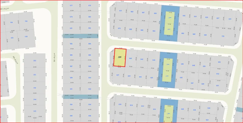 للبيع أرض في الزهراء