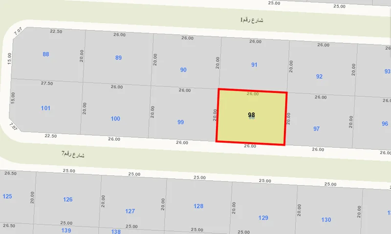 للبيع ارض في الاندلس ق٦