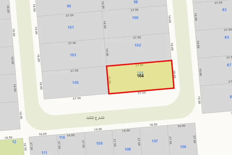 للبيع ارض في العارضيه ق4
