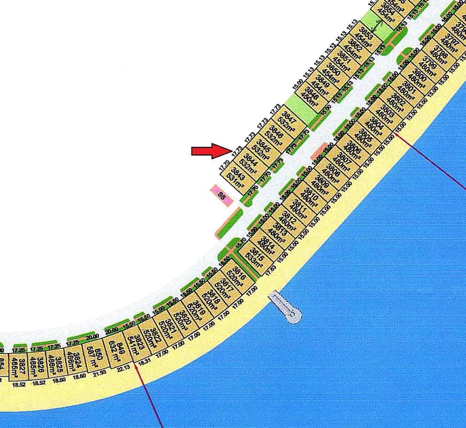 للبيع ارض في مدينة صباح الاحمد البحرية المرحلة الثالثة