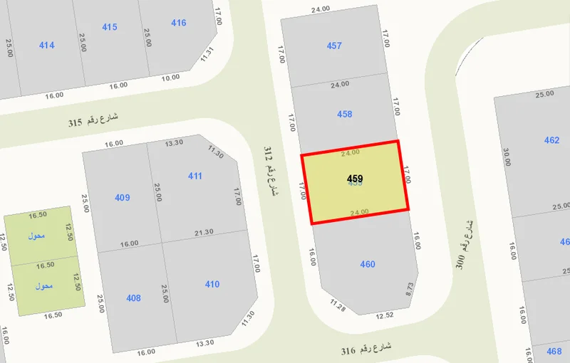 للبيع ارض في الزهراء ق3