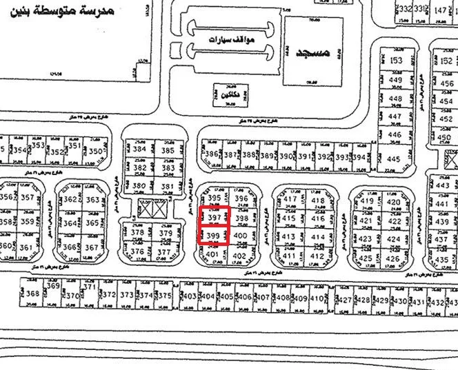 للبيع ارضين بجانب بعض , في الزهراء ق١