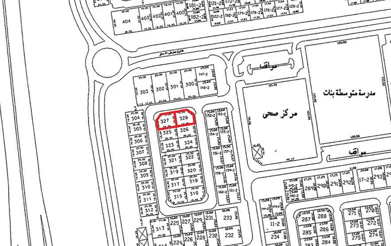 للبيع ارضين  بجانب بعض في الزهراء ق8