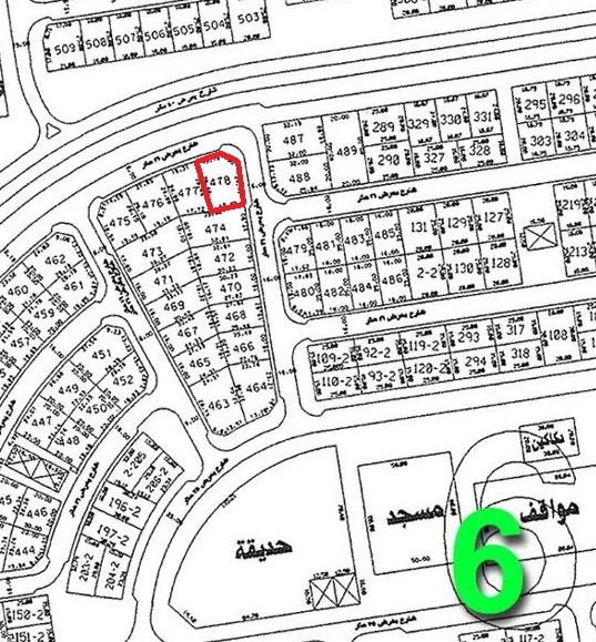 للبيع راض في الزهراء ق6 