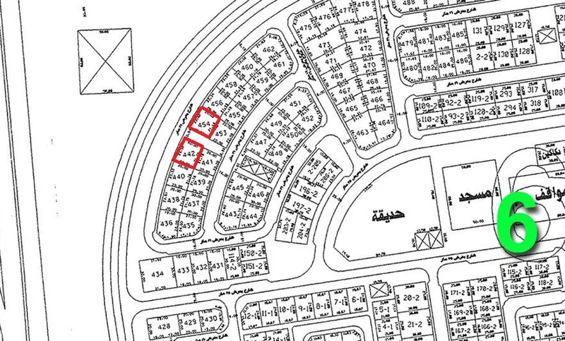 للبيع ارضين بجانب بعض في الزهراء ق6