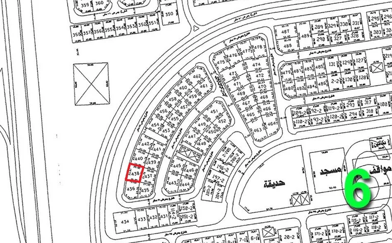 للبيع ارض في الزهراء ق6 
