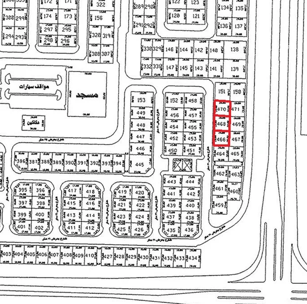 للبيع اراضي في الزهراء ق1
