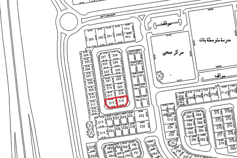 للبيع ارضين بجانب بعض في الزهراء ق8