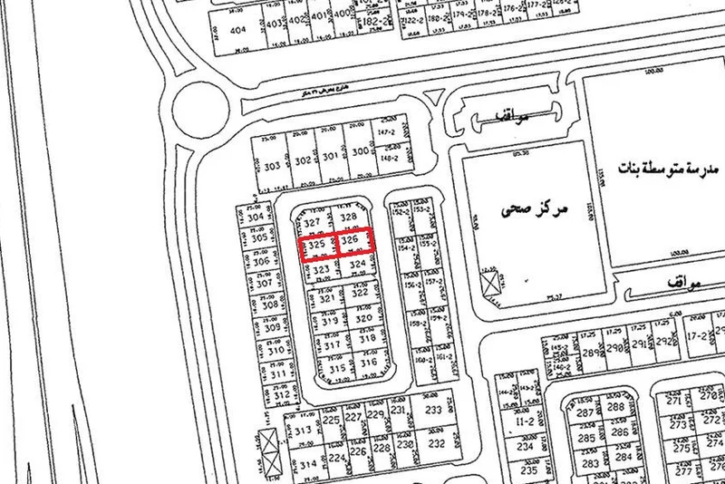 للبيع ارضين خلف بعض في الزهراء ق8