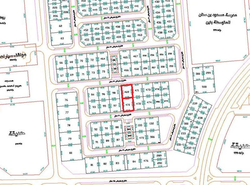 للبيع ارضين خلف بعض في السلام ق1