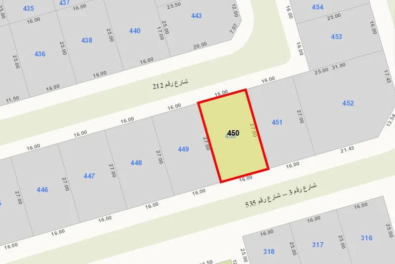 للبيع أرض في المسايل ق٢ - صورة 2