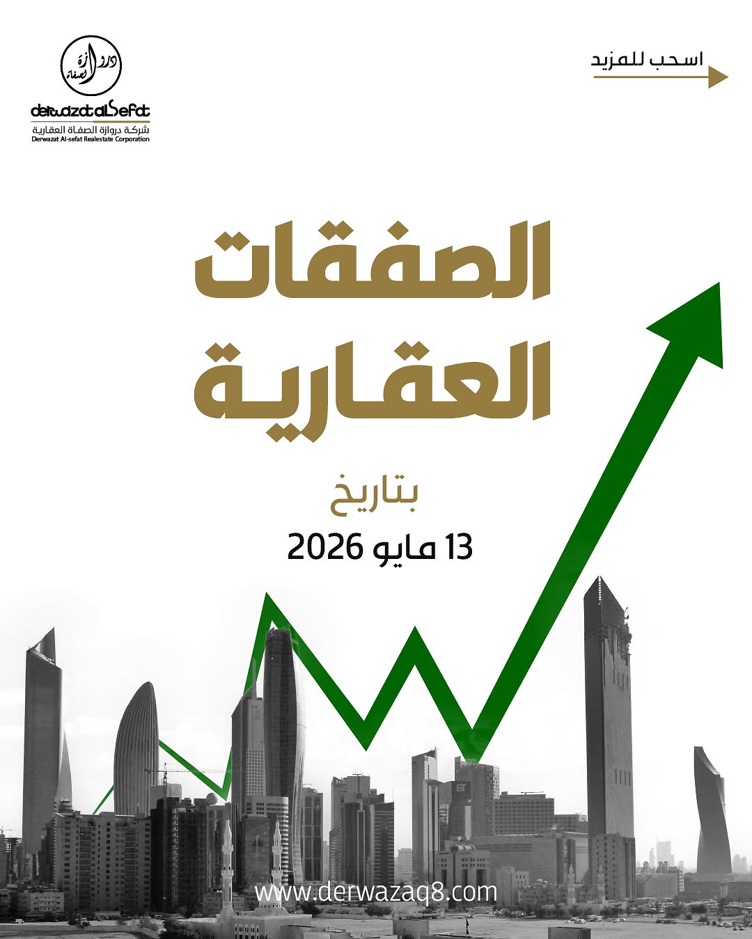 الصفقات العقارية لتاريخ ١٣-٥-٢٠٢٦م